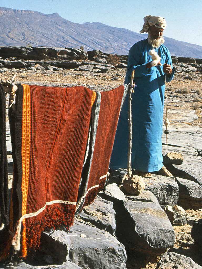 Weberei am Djabal Shams / Weaving at Jebel Shams